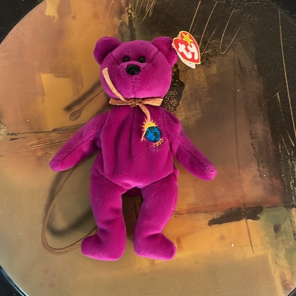 TY’s Beanie Baby Millennium, Retired, 1/1/99, Purple, w/Tags - Picture 3 of 10